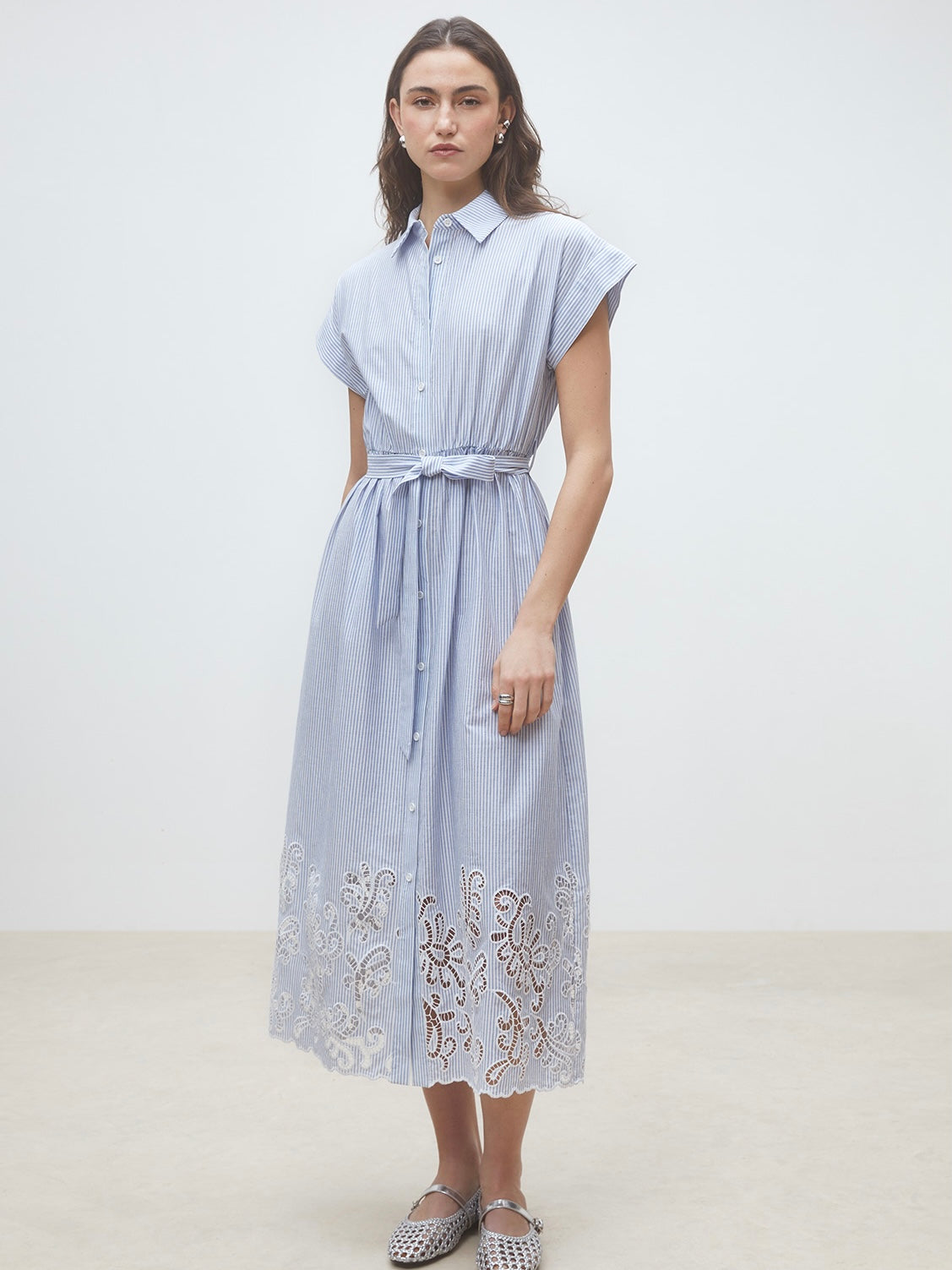 Clark Dress, Light Blue