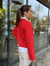 Watts IW Cardigan, Scarlet