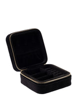 Velvet Jewellery Box Mini, Black