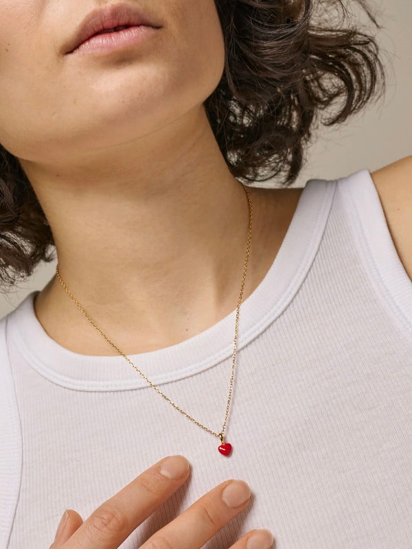 Necklace Amore, Red