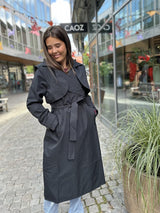 Regndråpe Trench Coat, Black