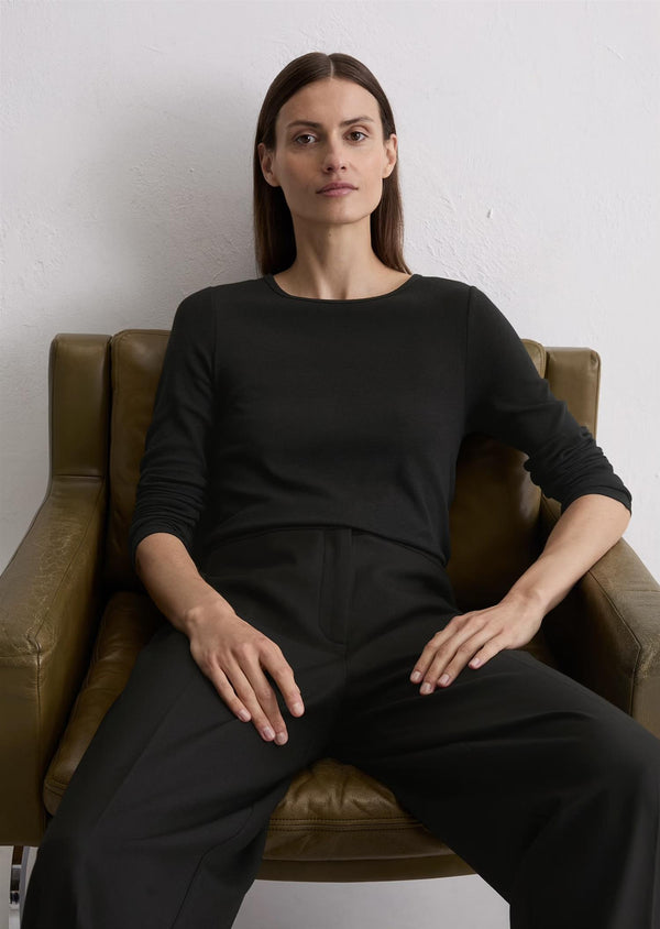 T-shirt, long sleeve, Black