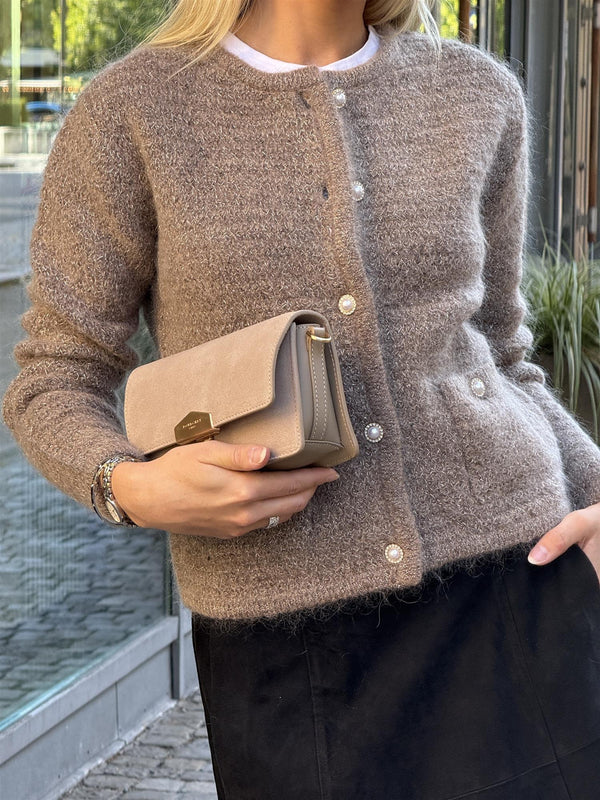 Casilda Cardigan, Brown