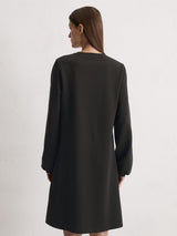 Dress, long sleeve, Black