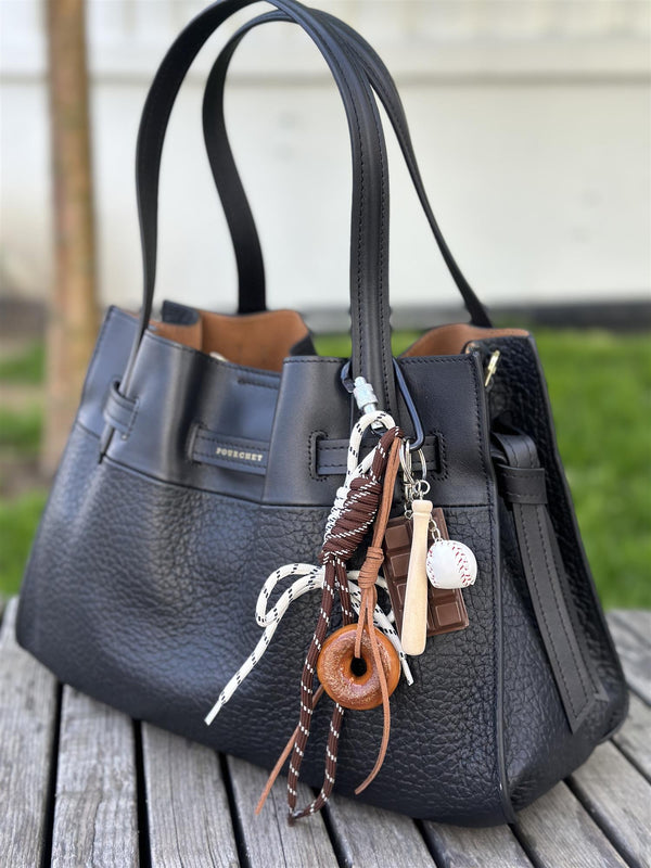 Bag Charm, Baseball Bagel