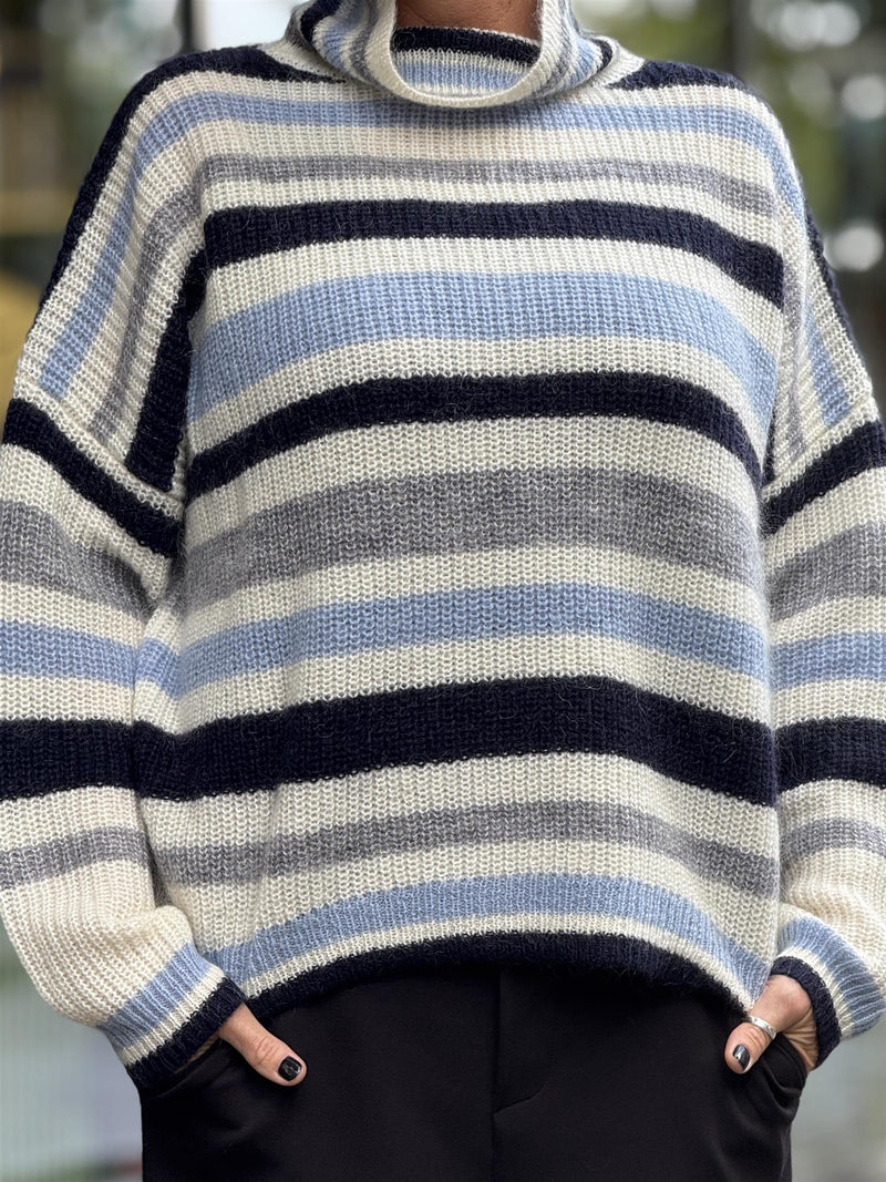 STELLAR Pullover, Off White/Blue