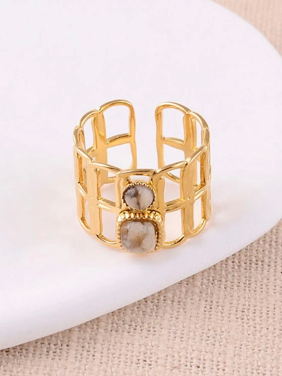 Wide ring loly, Gold