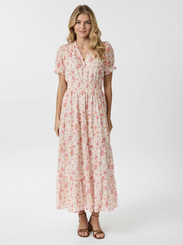 Kanza Soft Rosey Dress, Rose