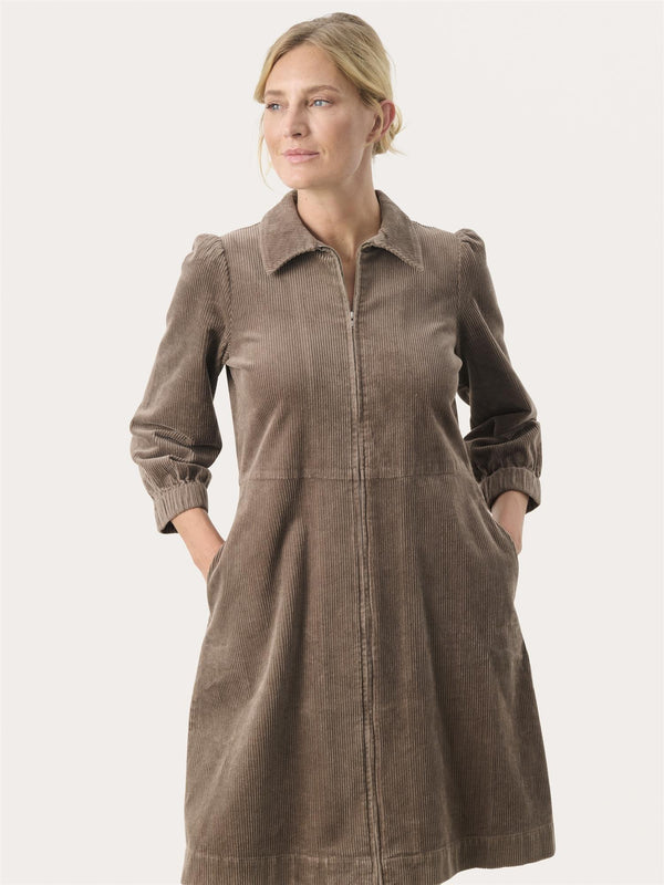 Eyvors PW Dress, Walnut