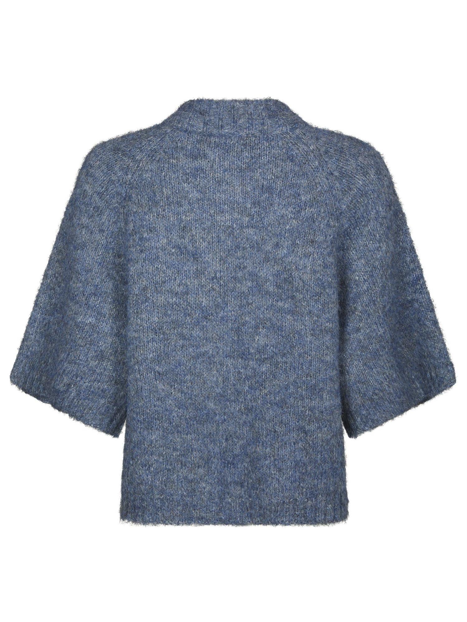 Benuta Fluffy Knit Cardigan, Blue
