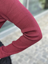 Polo Lurex, Bordeaux
