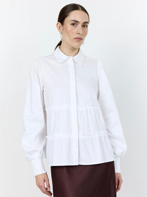 ISLA SOLID 95 shirt, White