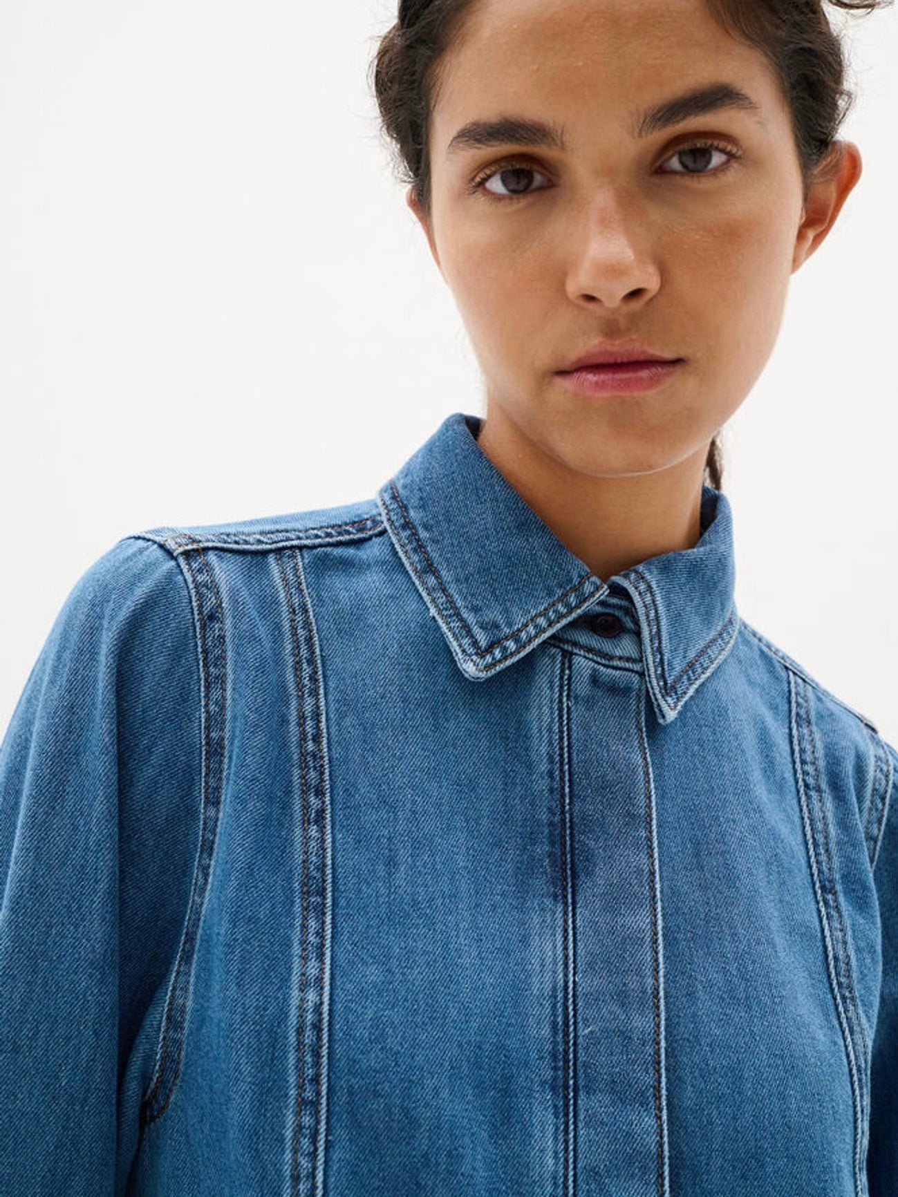 SOPHINA IW SHIRT, Blue denim