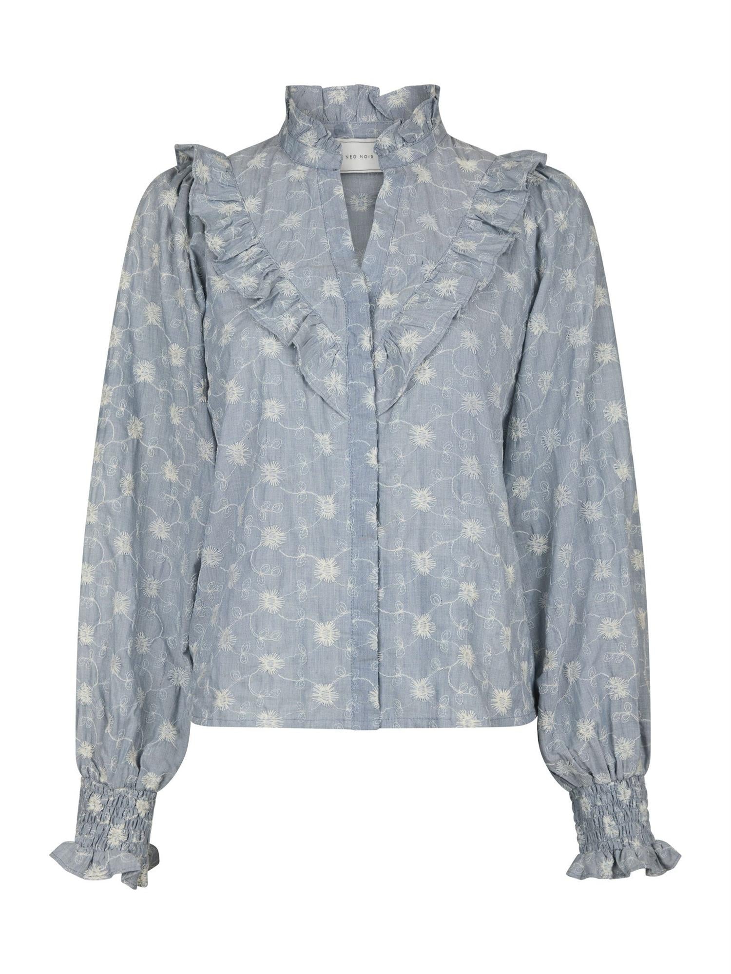 Degas Delicate Blouse Dusty Blue