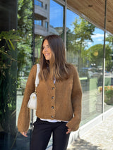 Jetra IW Cardigan, Brown