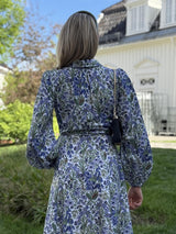 Linen Shirt Dress, Flora
