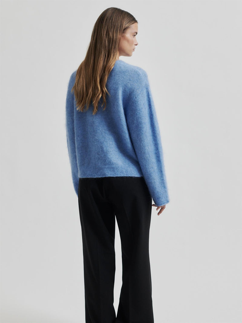 Camryn Knit V-Neck, Blue