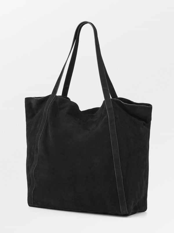 Suede Eden Bag, Black