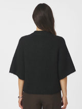 Benuta Fluffy Knit Cardigan, Black