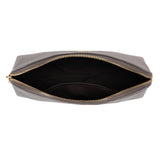 LARGE VELVET MAKE-UP POUCH, Taupe