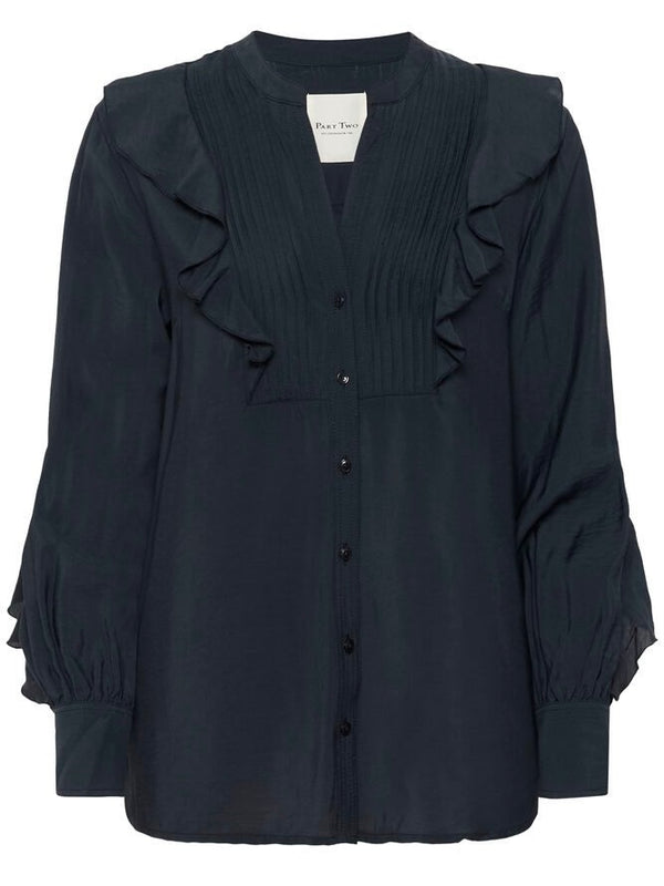 Stefani PW Blouse,Dark Navy