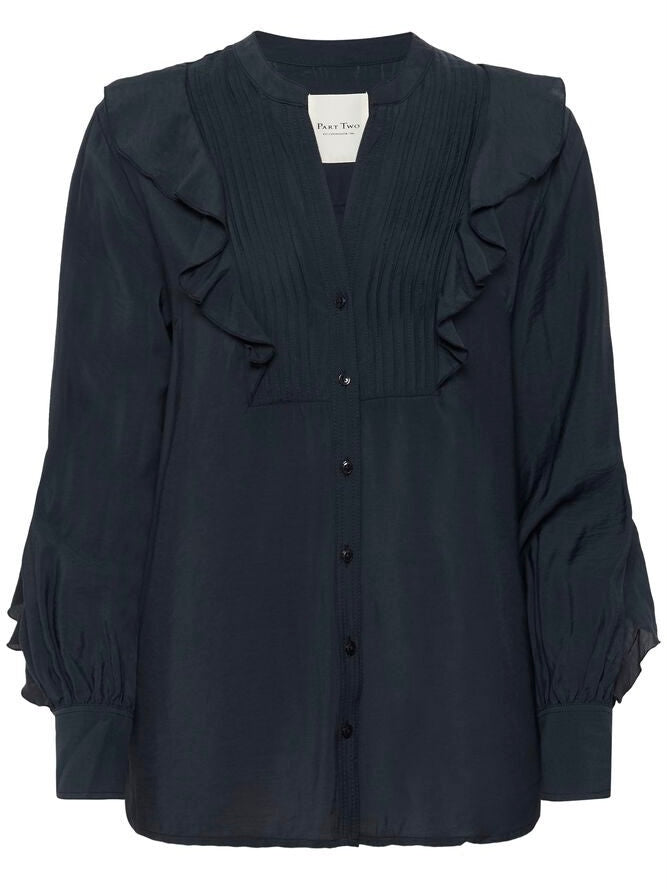 Stefani PW Blouse,Dark Navy