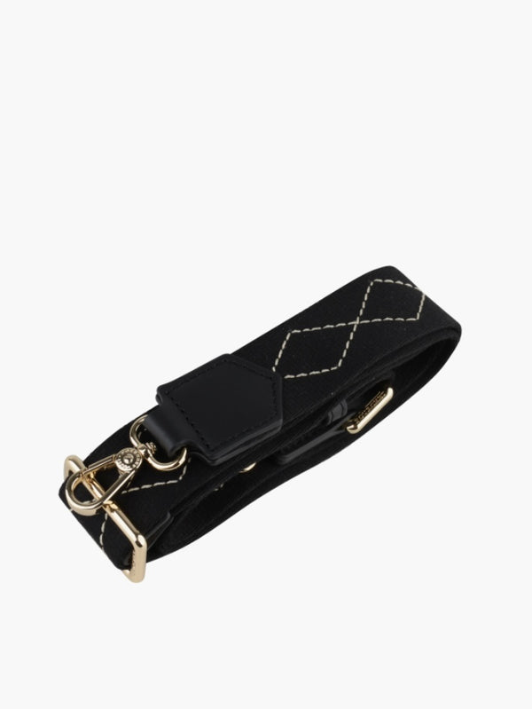 Weaved Cotton Strap, Black