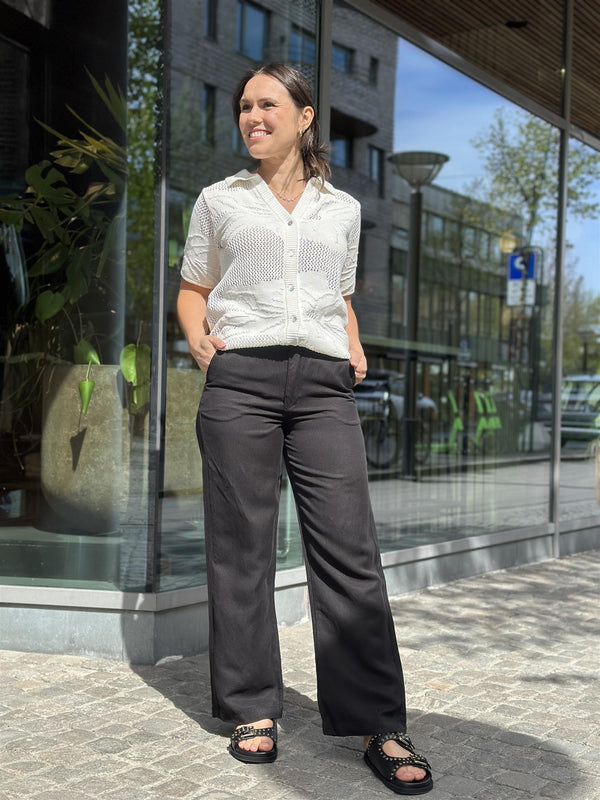Tarita - Trousers Lin, Black
