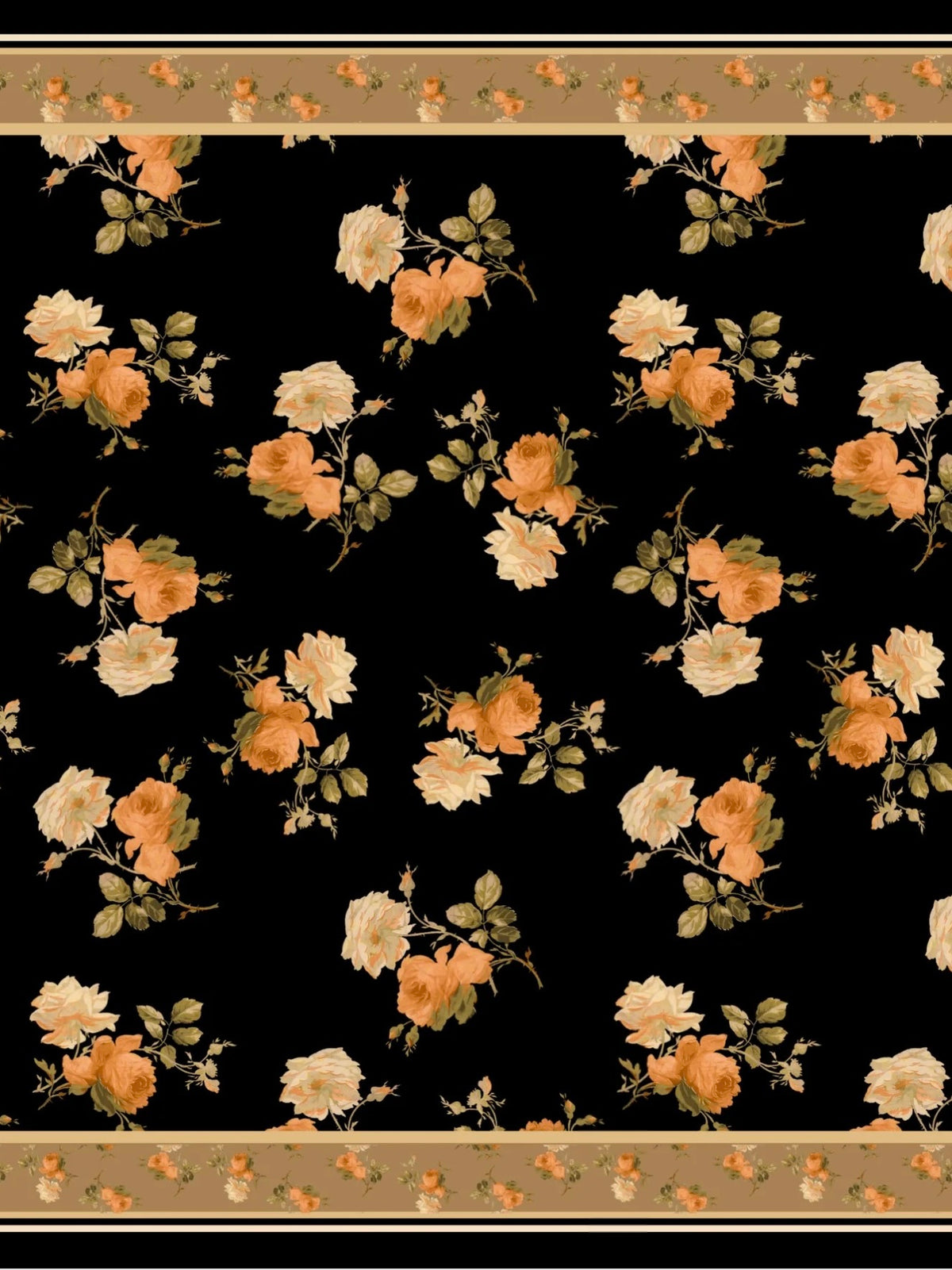 Silk Scarf, Black