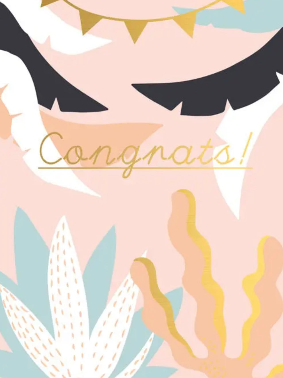 Congrats Seabed Postcard