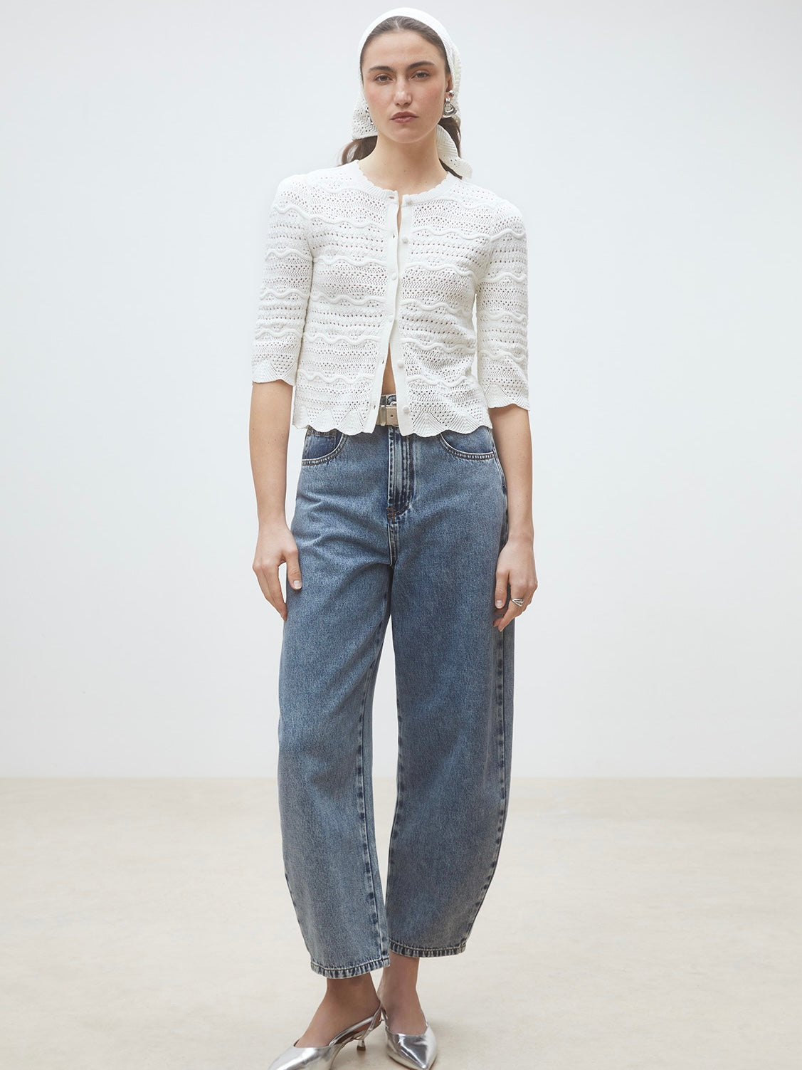 Ganach Blouse, White