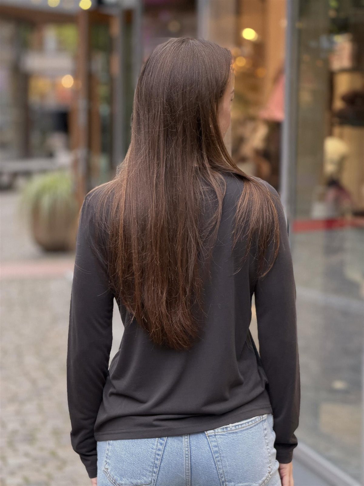 Aila  T-shirt Longsleeve, Black