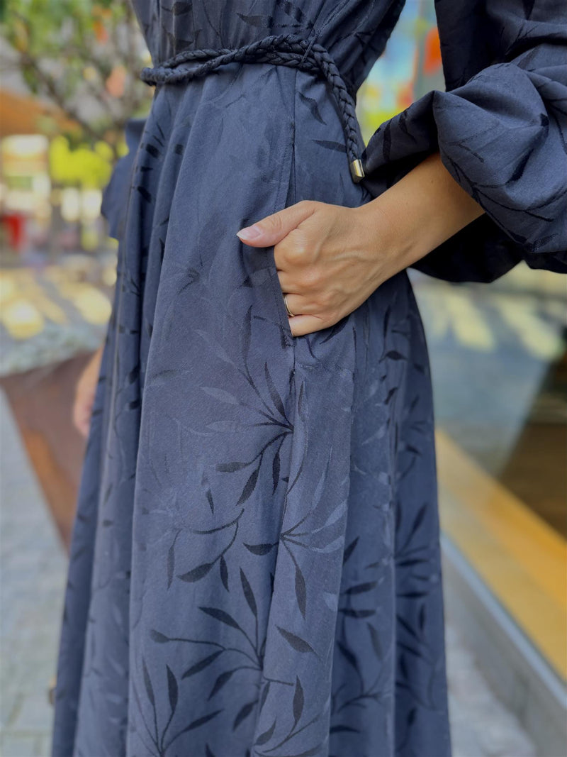 Jacquard Midi Dress
