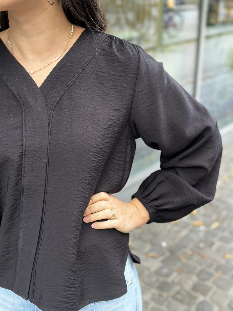 NIKKI 1 Blouse, Black