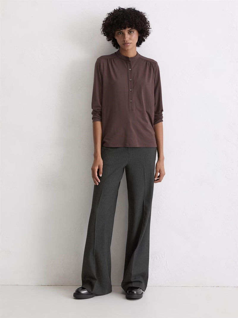 Jersey blouse, Black Cherry