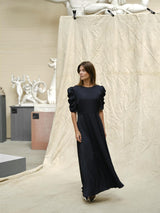 Benuti Solid Dress, Navy