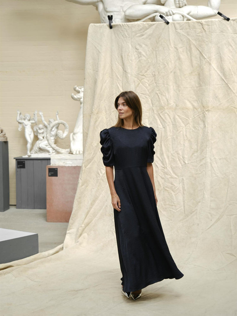 Benuti Solid Dress, Navy