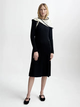 Mima Merino Dress, Black