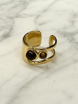 Ring, Modern curved openwork