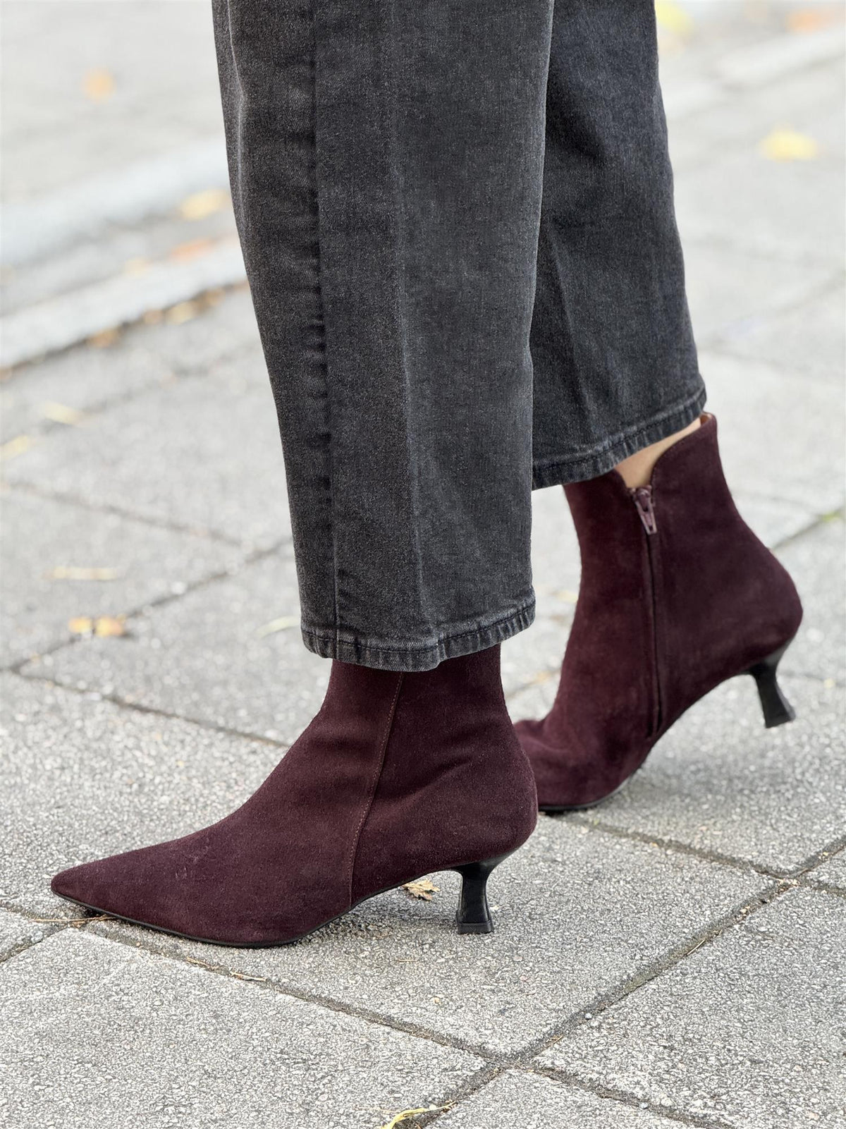 Mulberry Babysilk Suede 558, Burgunder