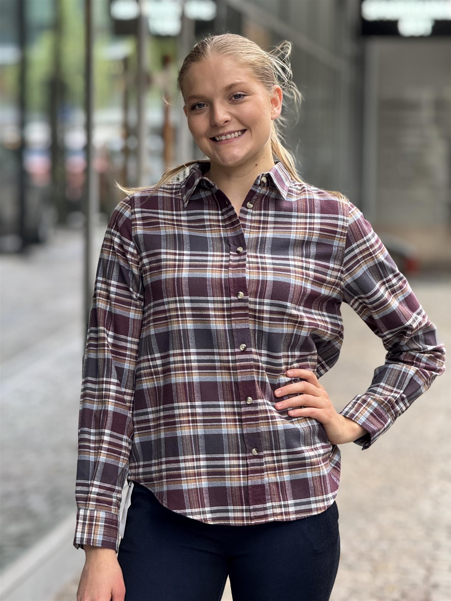 Arc Modern Tartan, Burgunder