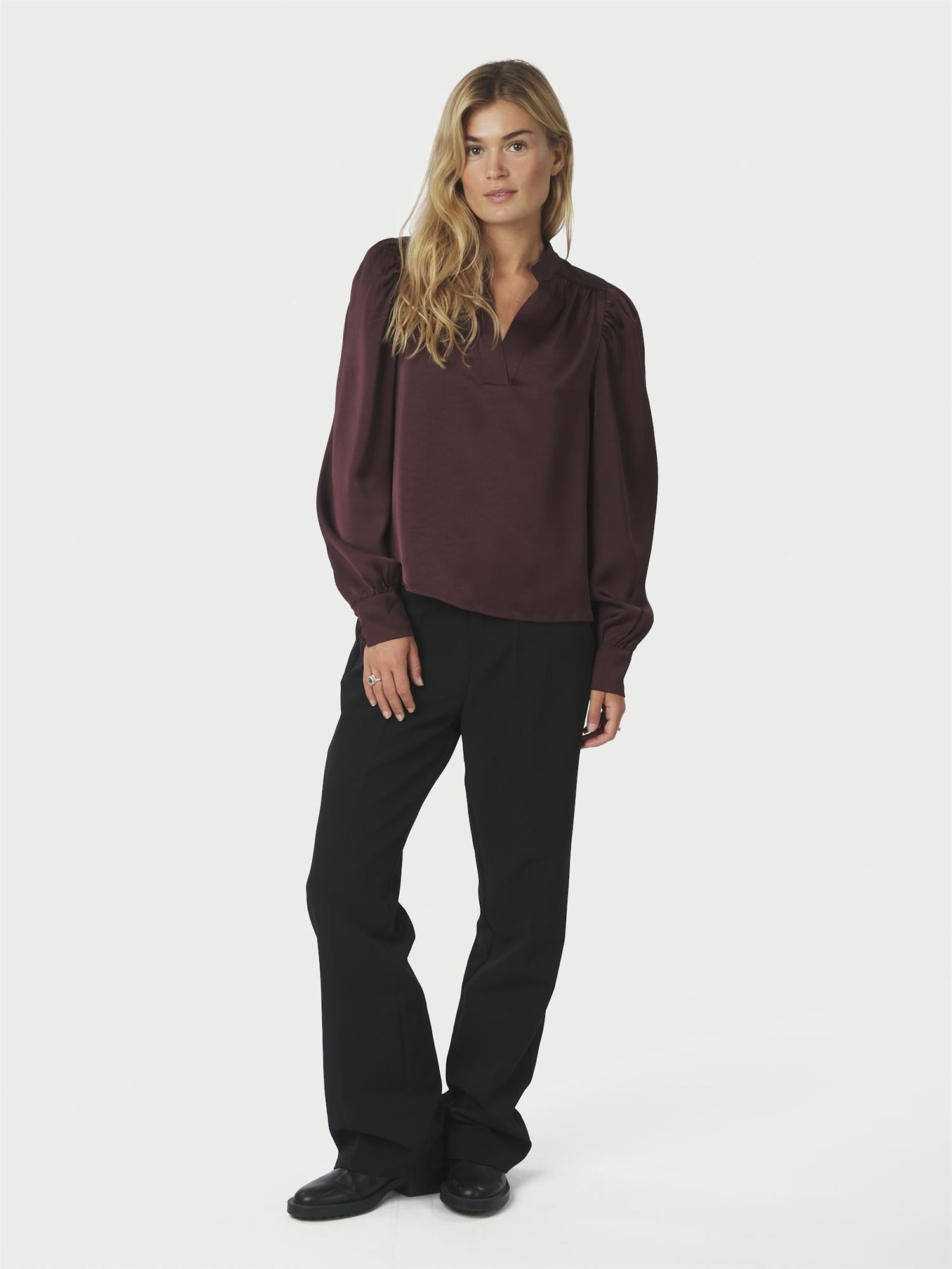Rosslyn Heavy Sateen Blouse