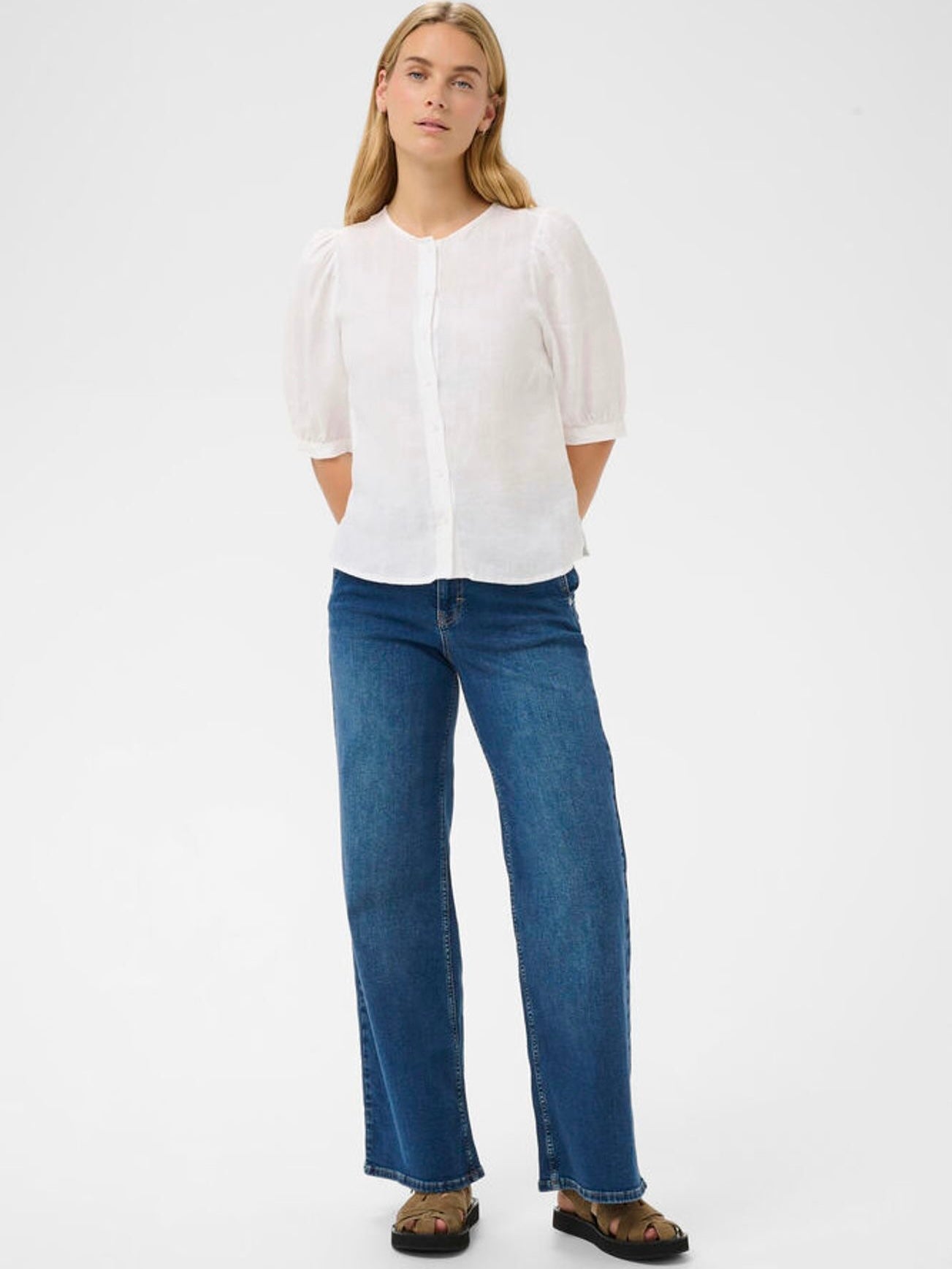 Azra PW Shirt, Bright White