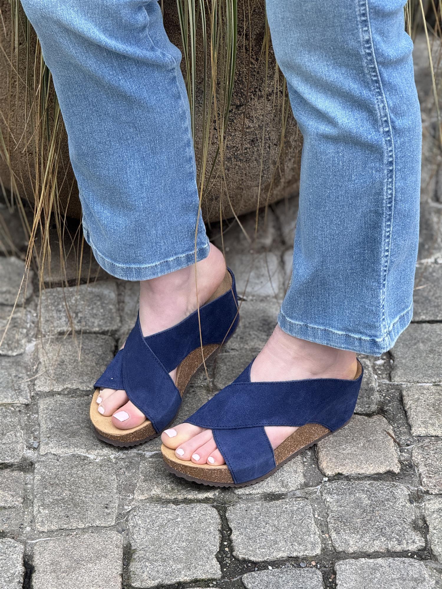 FRANCES 23 Suede, Navy