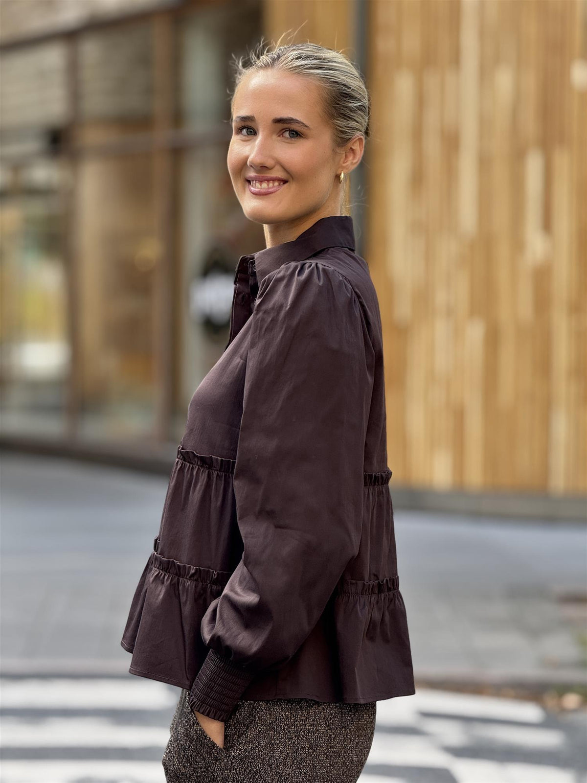 Betty Shirt, Brown