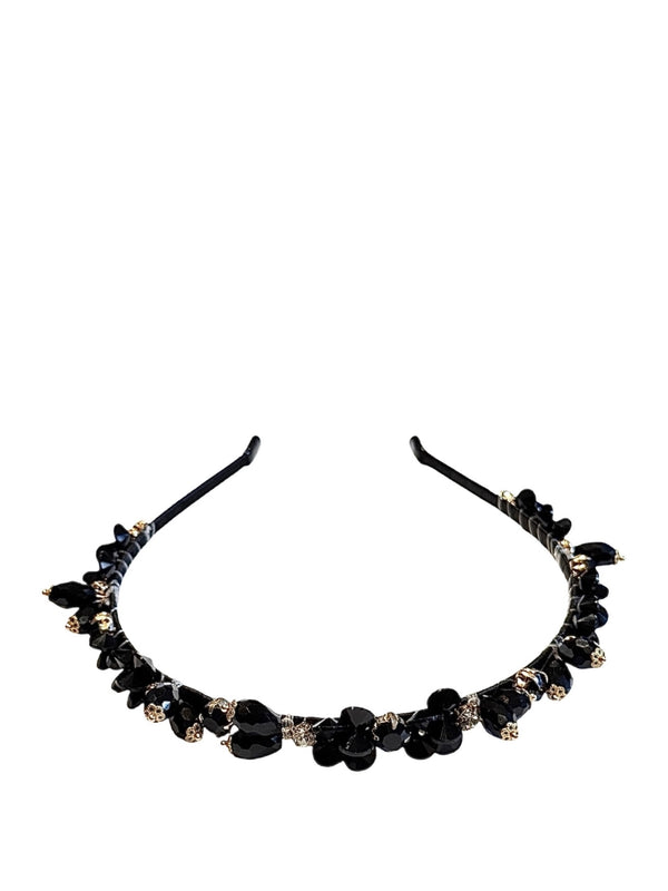Crystal Hair Band, Black