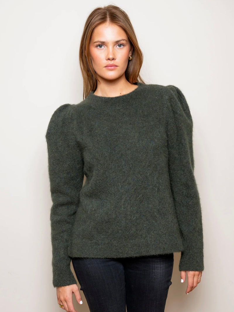 Bella Mohair Sweater Harvest Green