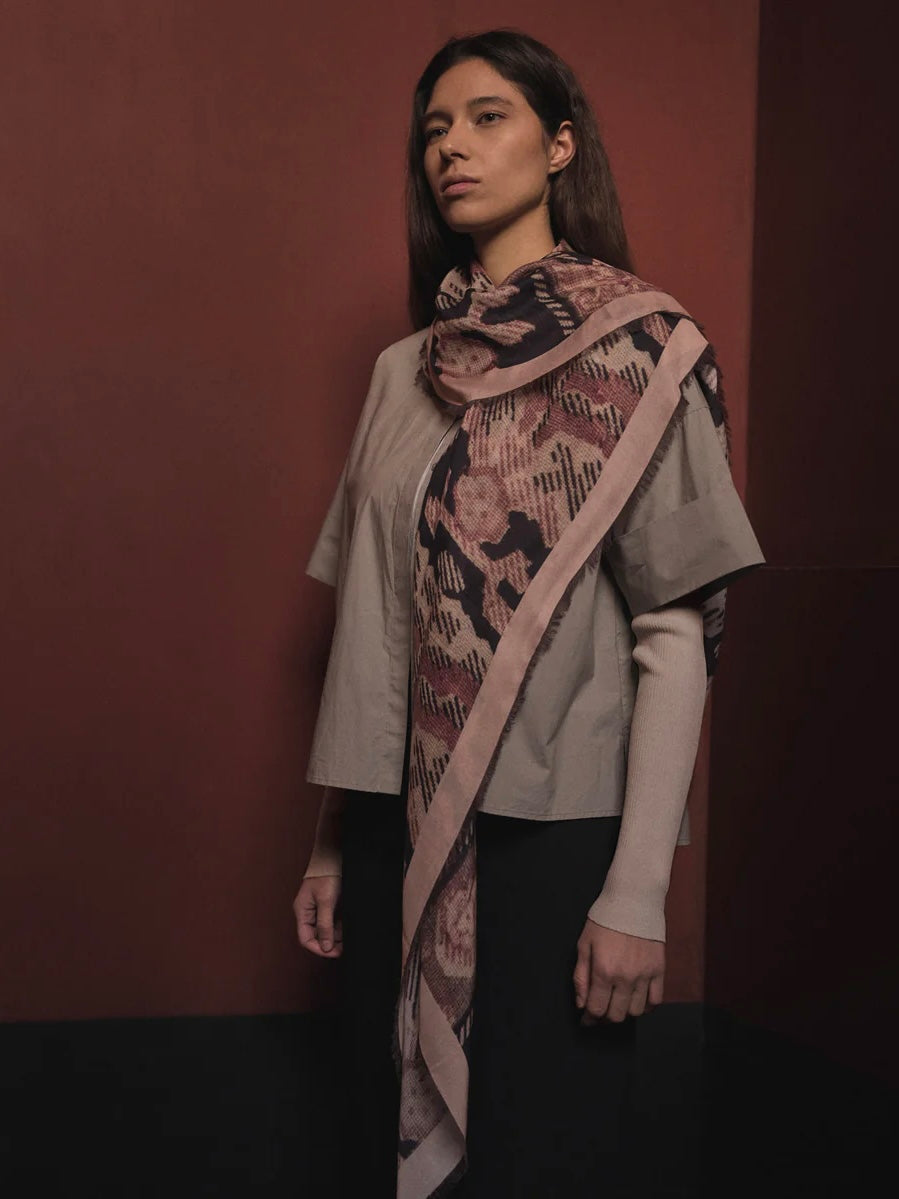 Large Pattern Scarf