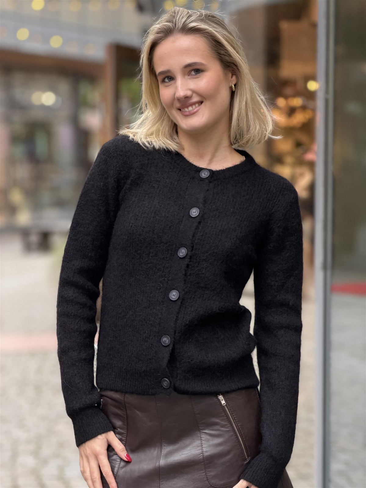 Aida Cardigan, Black