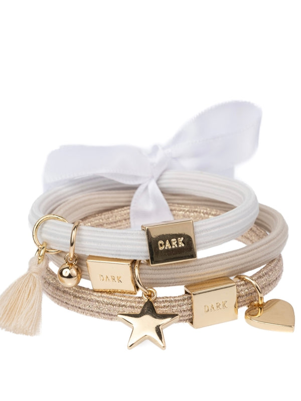 Hair Ties 3pk, Sand